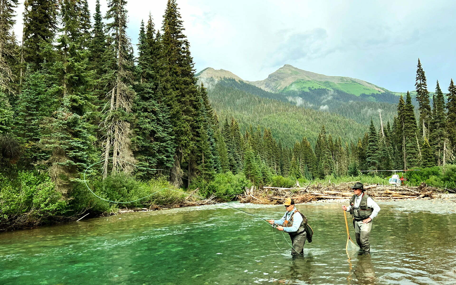 Fly-Fishing Lodge | Heli Fishing | Crescent Spur Heli-Skiing