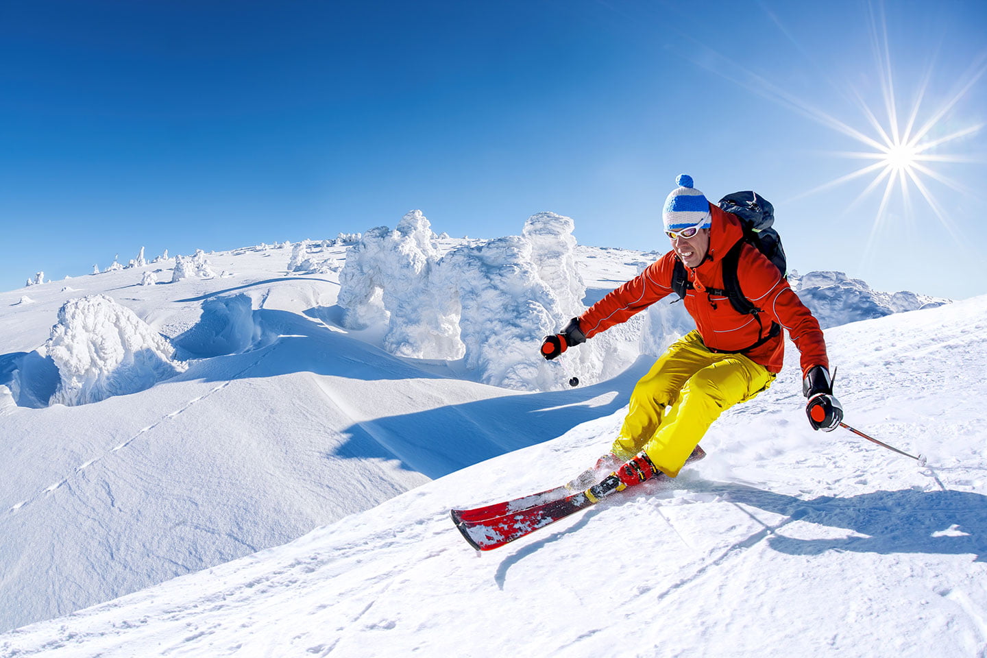 skier-skiing-downhill-mountains