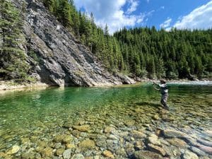 remote fly fishing river British Columbia