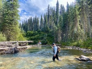 helicopter fly fishing access British Columbia